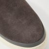 Leather-Trimmed Waxed-Suede Chukka Boots - CU Leather-Trimmed Waxed-Suede Chukka Boots - CU