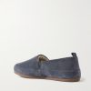 Fleece-Lined Suede Loafers - BK Fleece-Lined Suede Loafers - BK