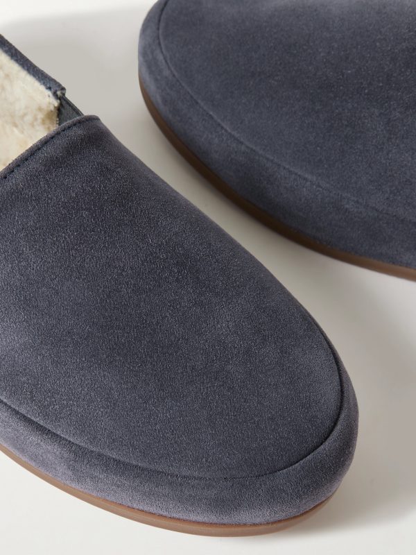 Fleece-Lined Suede Loafers - CU Fleece-Lined Suede Loafers - CU