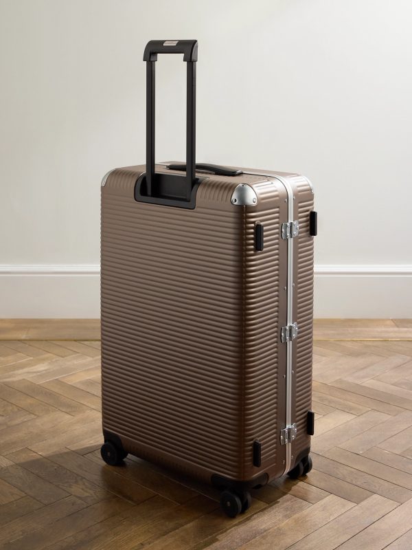 Bank Light 76cm Leather-Trimmed Makrolon® Polycarbonate Spinner Suitcase - BK Bank Light 76cm Leather-Trimmed Makrolon® Polycarbonate Spinner Suitcase - BK