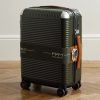 Bank Zip Deluxe M 55cm Leather-Trimmed Polycarbonate Spinner Carry-On Suitcase