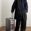 Bank Spinner 68cm Leather-Trimmed Aluminium Spinner Suitcase - OU Bank Spinner 68cm Leather-Trimmed Aluminium Spinner Suitcase - OU