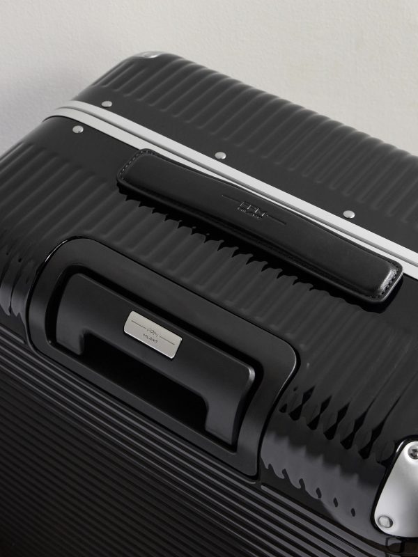 Bank Light 76cm Leather-Trimmed Makrolon® Polycarbonate Spinner Suitcase - CU Bank Light 76cm Leather-Trimmed Makrolon® Polycarbonate Spinner Suitcase - CU