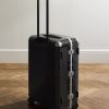 Bank Spinner 68cm Leather-Trimmed Polycarbonate Suitcase - BK