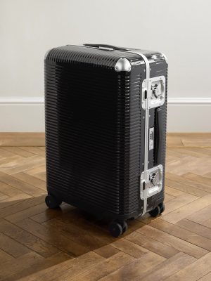 Bank Spinner 68cm Leather-Trimmed Polycarbonate Suitcase