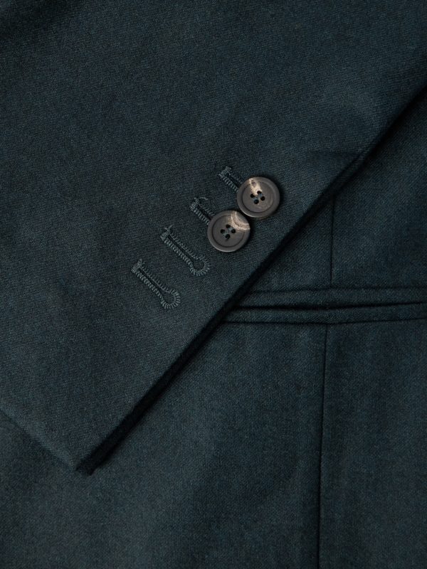 Alain Double-Breasted Virgin Wool-Blend Flannel Blazer - CU Alain Double-Breasted Virgin Wool-Blend Flannel Blazer - CU