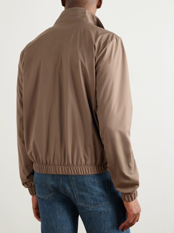 Reversible Windmate® Storm System® Nylon and Cashmere Blouson Jacket - BK Reversible Windmate® Storm System® Nylon and Cashmere Blouson Jacket - BK