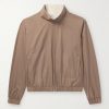 Reversible Windmate® Storm System® Nylon and Cashmere Blouson Jacket Reversible Windmate® Storm System® Nylon and Cashmere Blouson Jacket