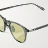Hampton J Sun Round-Frame Acetate Sunglasses - CU Hampton J Sun Round-Frame Acetate Sunglasses - CU
