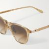 Hampton J Sun Round-Frame Acetate Sunglasses - CU Hampton J Sun Round-Frame Acetate Sunglasses - CU
