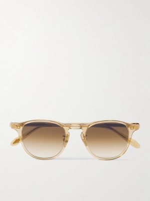 Hampton J Sun Round-Frame Acetate Sunglasses Hampton J Sun Round-Frame Acetate Sunglasses
