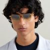 Hampton J Sun Round-Frame Acetate Sunglasses - OU Hampton J Sun Round-Frame Acetate Sunglasses - OU
