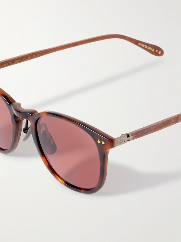 Kinney J Sun Round-Frame Tortoiseshell Acetate Sunglasses - CU Kinney J Sun Round-Frame Tortoiseshell Acetate Sunglasses - CU