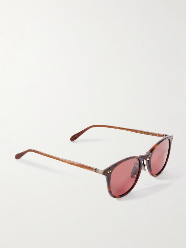 Kinney J Sun Round-Frame Tortoiseshell Acetate Sunglasses - FR Kinney J Sun Round-Frame Tortoiseshell Acetate Sunglasses - FR