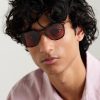 Kinney J Sun Round-Frame Tortoiseshell Acetate Sunglasses - OU Kinney J Sun Round-Frame Tortoiseshell Acetate Sunglasses - OU
