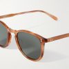 Kinney Round-Frame Acetate Polarised Sunglasses - CU Kinney Round-Frame Acetate Polarised Sunglasses - CU