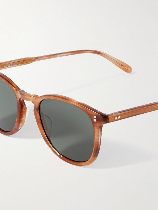 Kinney Round-Frame Acetate Polarised Sunglasses - CU Kinney Round-Frame Acetate Polarised Sunglasses - CU