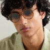 Wilson X Sun Round-Frame Acetate and Gold-Tone Sunglasses - OU