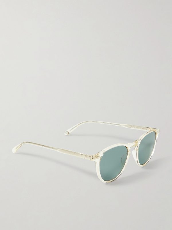 Hampton Round-Frame Acetate Polarised Sunglasses - FR Hampton Round-Frame Acetate Polarised Sunglasses - FR