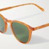 Hampton Round-Frame Acetate Sunglasses - CU Hampton Round-Frame Acetate Sunglasses - CU