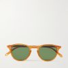 Hampton Round-Frame Acetate Sunglasses Hampton Round-Frame Acetate Sunglasses
