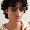 Hampton Round-Frame Acetate Sunglasses - OU Hampton Round-Frame Acetate Sunglasses - OU