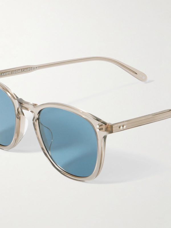 Kinney Round-Frame Acetate Sunglasses - CU