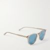 Kinney Round-Frame Acetate Sunglasses - FR