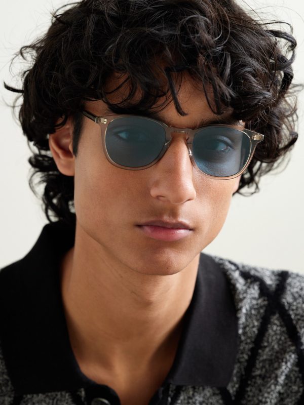 Kinney Round-Frame Acetate Sunglasses - OU