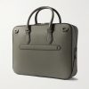 Sartorial Medium Cross-Grain Leather Briefcase - BK Sartorial Medium Cross-Grain Leather Briefcase - BK