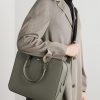 Sartorial Medium Cross-Grain Leather Briefcase - E2 Sartorial Medium Cross-Grain Leather Briefcase - E2