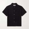 Striped Crocheted Shirt Striped Crocheted Shirt