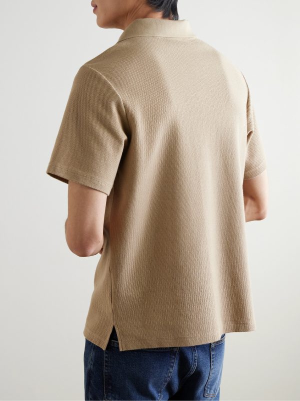 Cotton-Piqué Polo Shirt - BK