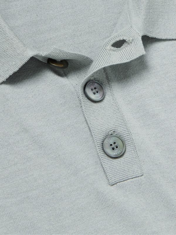 Cotton-Blend Polo Shirt - CU