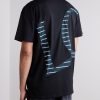 Logo-Appliquéd Striped Cotton-Jersey T-Shirt - BK Logo-Appliquéd Striped Cotton-Jersey T-Shirt - BK