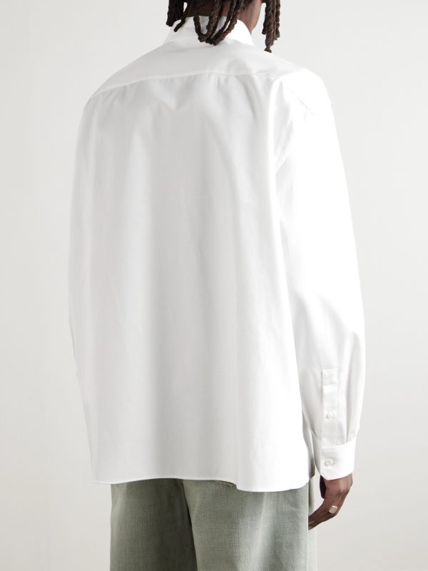 Anagram Logo-Jacquard Cotton-Twill Shirt - BK Anagram Logo-Jacquard Cotton-Twill Shirt - BK