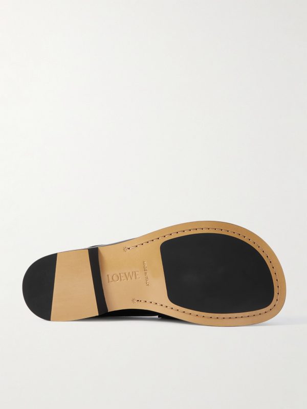 Campo Collapsible-Heel Leather Penny Loafers - E1
