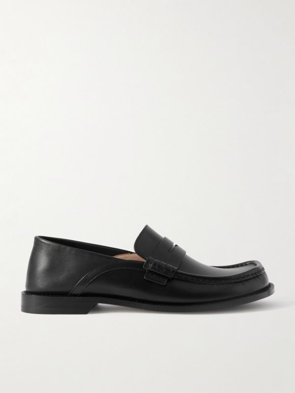 Campo Collapsible-Heel Leather Penny Loafers