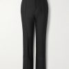 Straight-Leg Wool and Silk-Blend Tuxedo Trousers
