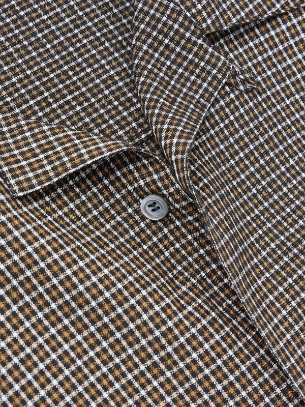 + Paula's Ibiza Convertible-Collar Checked Linen-Blend Shirt - CU