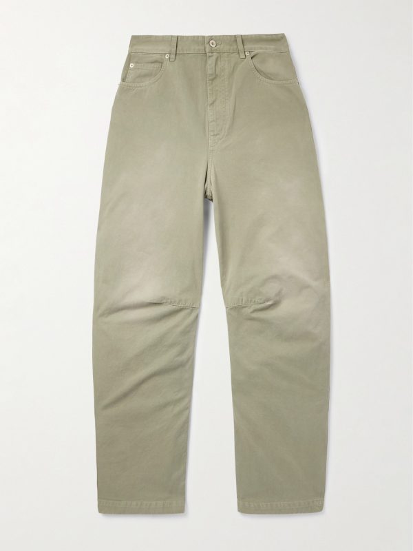+ Paula's Ibiza Barrel-Leg Cotton-Twill Trousers
