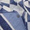 + Paula's Ibiza Camp-Collar Jacquard-Knit Cotton-Blend Terry Shirt - CU