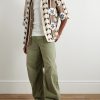 + Paula's Ibiza Oversized Camp-Collar Printed Silk-Twill Shirt - OU + Paula's Ibiza Oversized Camp-Collar Printed Silk-Twill Shirt - OU