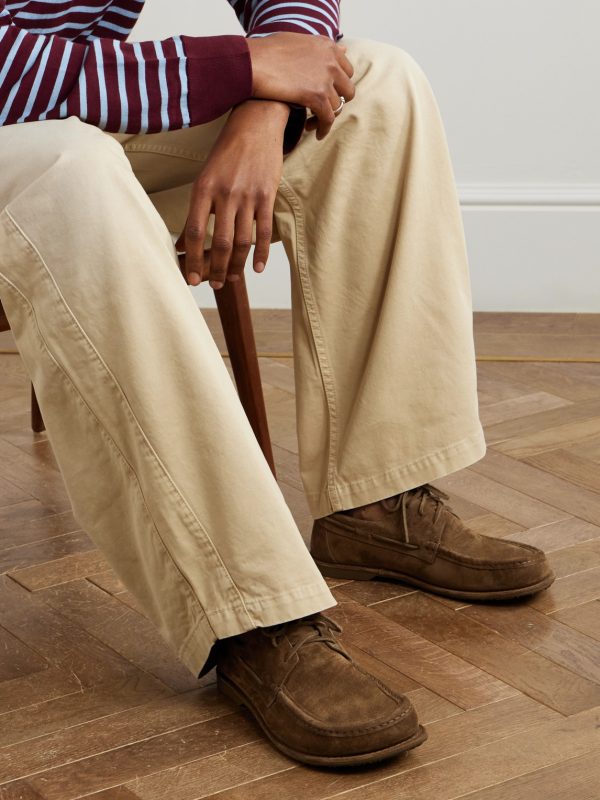 + Paula's Ibiza Campo Suede Boat Shoes - OU
