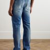 + Paula's Ibiza Straight-Leg Patchwork Distressed Jeans - BK