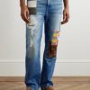 + Paula's Ibiza Straight-Leg Patchwork Distressed Jeans - FR
