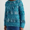 + Paula's Ibiza Open-Knit Textured Cotton-Blend Sweater - FR