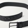 3.5cm Intrecciato Leather Belt - E1 3.5cm Intrecciato Leather Belt - E1