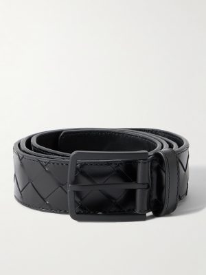3.5cm Intrecciato Leather Belt 3.5cm Intrecciato Leather Belt
