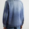 Button-Down Collar Denim Overshirt - BK Button-Down Collar Denim Overshirt - BK